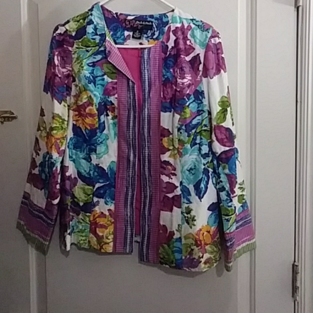 Floral blazer